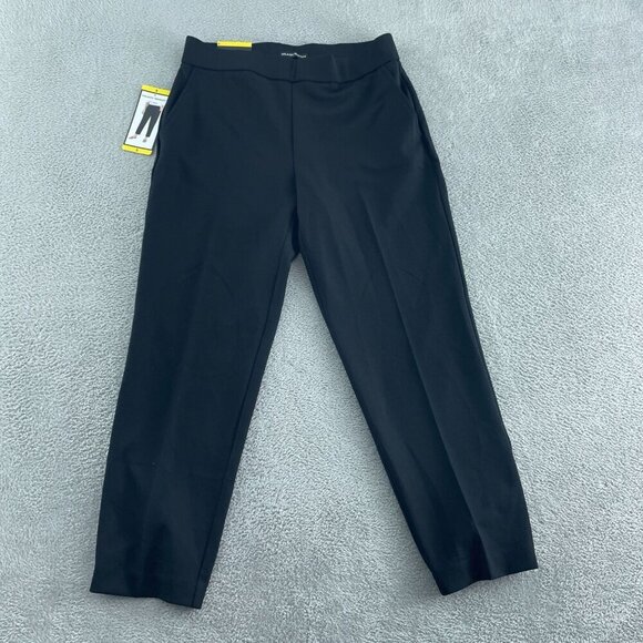 Hilary Radley Pants - Hilary Radley Black Slim Leg Pants S Mid Rise 26" Inseam NWT 5187
